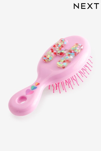 Bright Pink H Inital Hairbrush (D56741) | £6