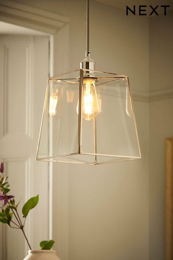 Chrome Warwick Easy Fit Pendant Lamp Shade (D56859) | £60