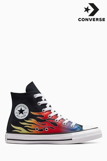Converse Black Youth Cars High Top Trainers (D56936) | £45