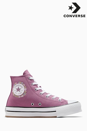 Converse date Pink Youth Eva Lift Trianers (D56943) | £55