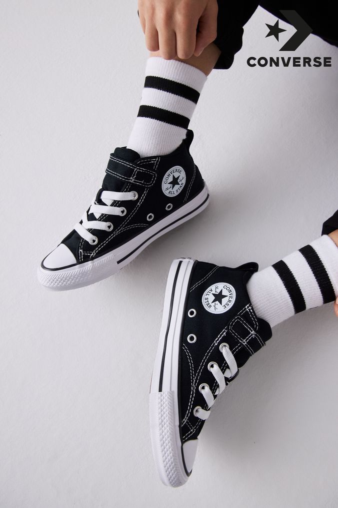 Black converse shoes for girls outlet