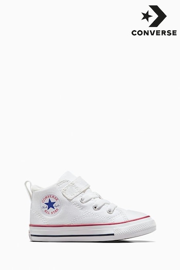 Converse Hike White Malden Street Infant Trainers (D56970) | £37
