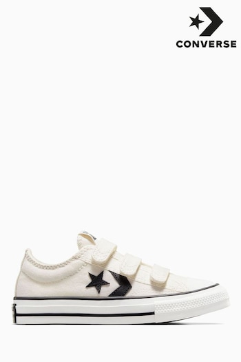 Converse 171667CW White Junior Star Player 76 3V Easy On Trainers (D56980) | £45
