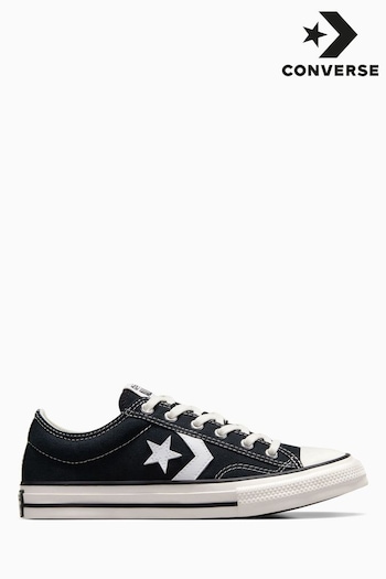 Converse Black Youth Star Player 76 Trainers (D56981) | £50