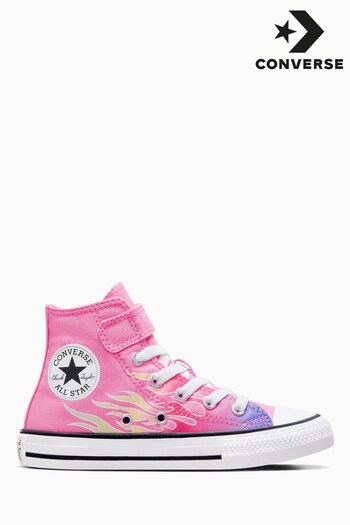 Converse Pink All Star Easy On 1V Junior Trainers (D56995) | £40