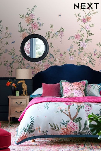 Pink Atelier-lumieresShops Emporium Floral Mural Wallpaper (D57033) | £300