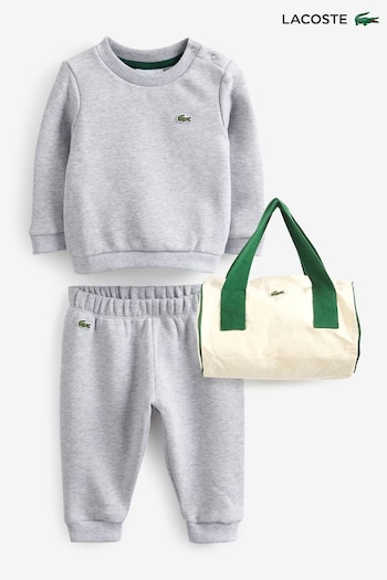 Lacoste Grey Layette Gift Set (D57111) | £80