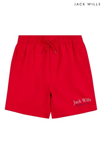 Jack Wills Red Ridley Swim Shorts TRAIL (D57289) | £28 - £36
