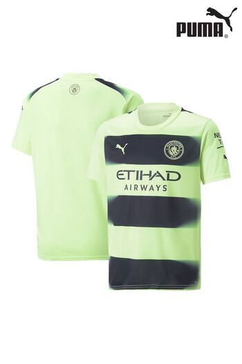 Puma Green Manchester City Third 2022-23 Football Shirt (D57389) | £55
