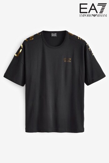 Emporio Armani EA7 Shoulder Logo T-Shirt (D57506) | £70