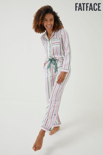 FatFace Natural Stripe Pyjama Set (D57590) | £65