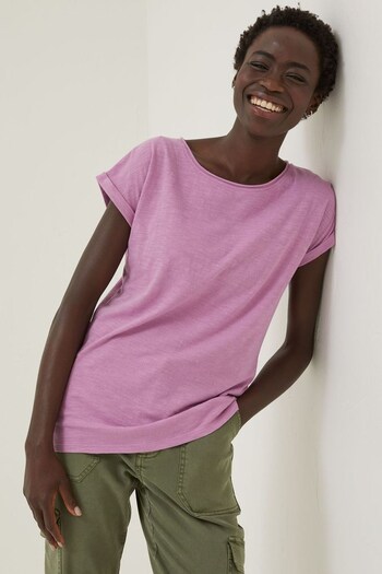 FatFace Pink Ivy Organic Cotton T-Shirt (D57831) | £25
