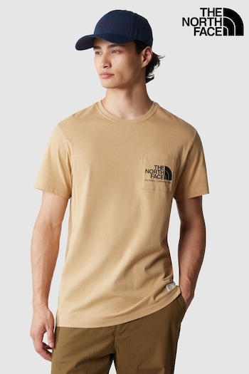 Suit Fit Guide Berkeley California Pocket Brown T-Shirt (D57901) | £35