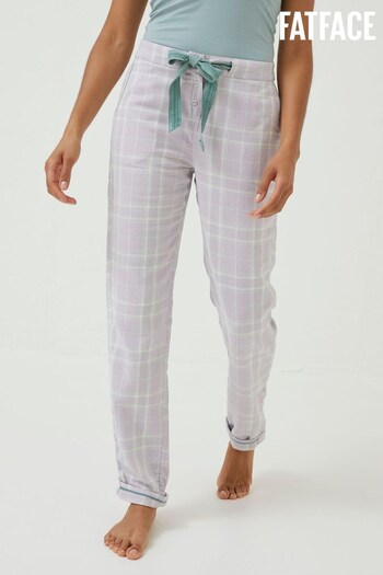 FatFace Purple Spring Check Pyjama Pants (D58025) | £34.50