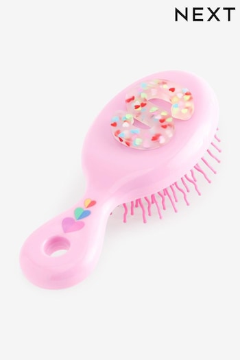 Bright Pink S Inital Hairbrush (D58035) | £6