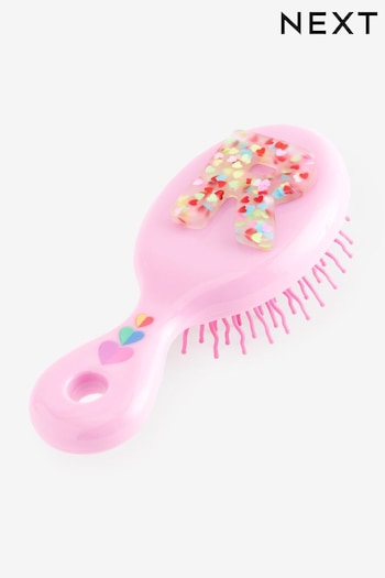 Bright Pink R Inital Hairbrush (D58041) | £6