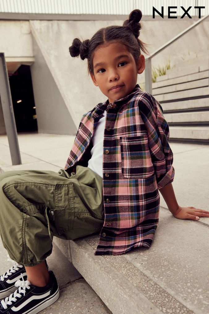 Buy Girls Long Sleeve Casual Shirts Online Next UK