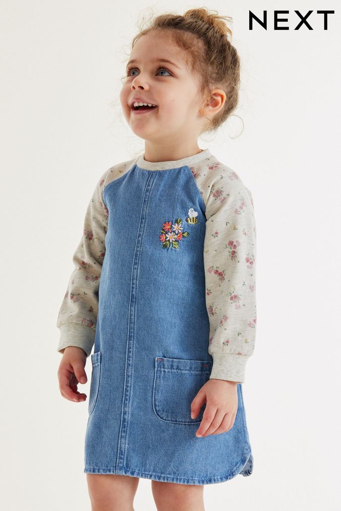 Next baby sales denim dress