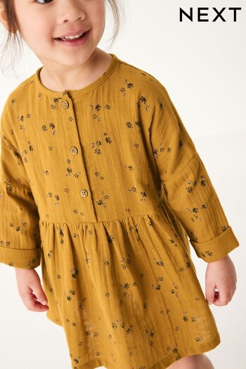 Yellow Ditsy Relaxed Dress (3mths-8yrs) (D58248) | £13 - £16
