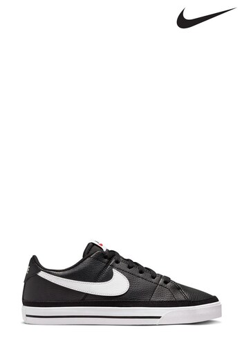 Nike Black/White Court Legacy Trainers (D58304) | £70