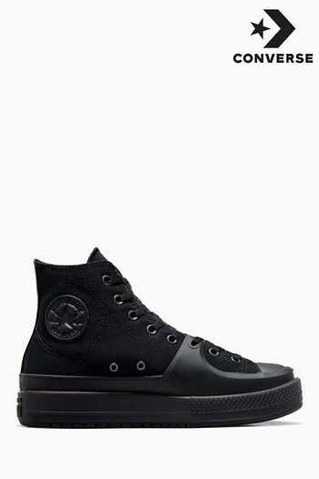Converse Black All Star Construct Trainers (D58395) | £90