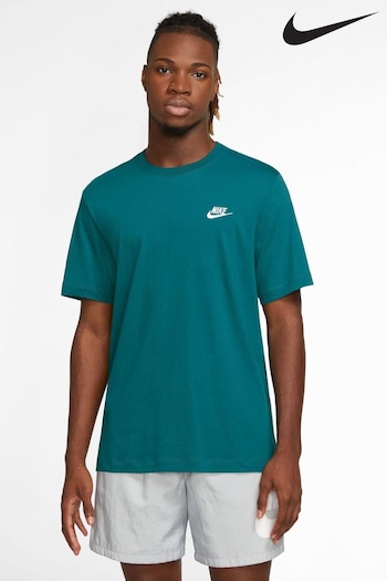 Nike Teal Blue Club T-Shirt (D58873) | £23