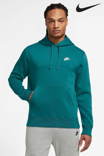 Nike Teal Green/Grey Club Pullover Hoodie (D58878) | £60