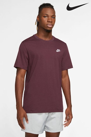 Nike Maroon Red Club T-Shirt (D58887) | £23