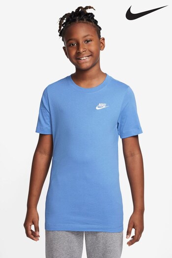Nike Light Blue Futura T-Shirt (D58890) | £17