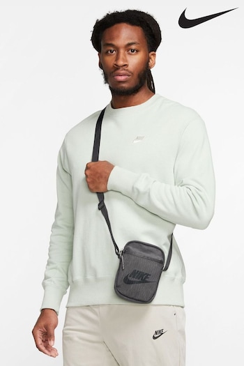 Nike Grey Heritage Cross-body Bag (D58893) | £20