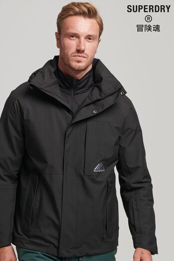 Superdry Black Sport Snow Ultra Jacket (D59057) | £180