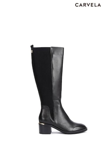 Carvela Black Liberty High Boots (D59143) | £149