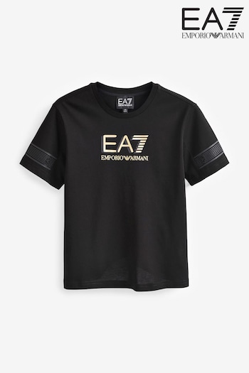 Emporio Armani EA7 Boys 7 Lines T-Shirt (D59181) | £48