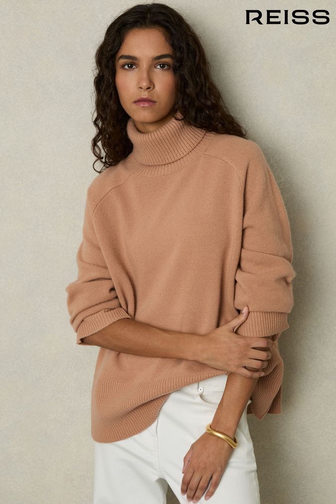 Buy Women s Jumpers Roll Neck Cashmere Knitwear Online Next UK
