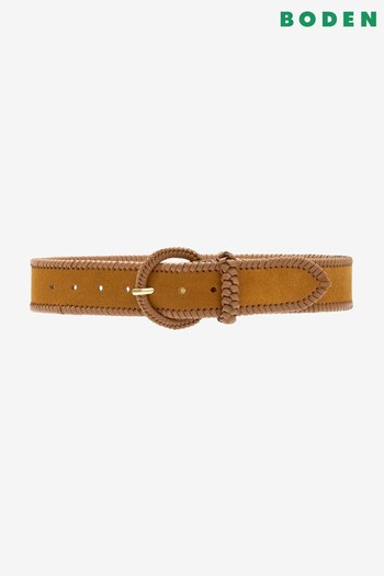 Boden Brown Woven Waist Belt (D59297) | £30