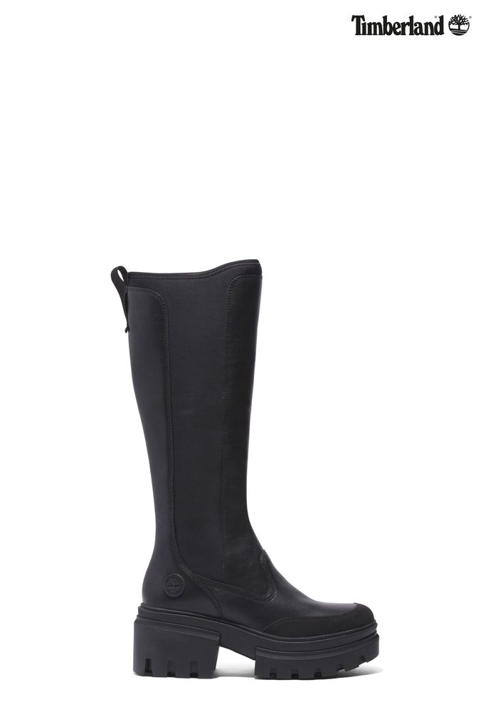 Timberland Everleigh Tall Black Boots (D59473) | £215