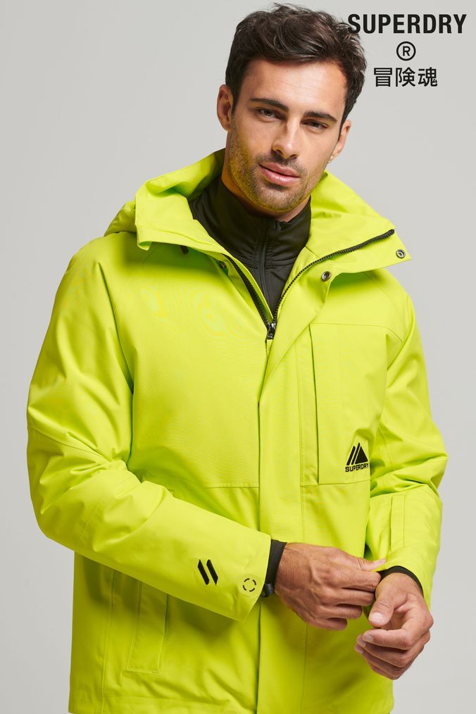 Superdry mens hot sale yellow jacket