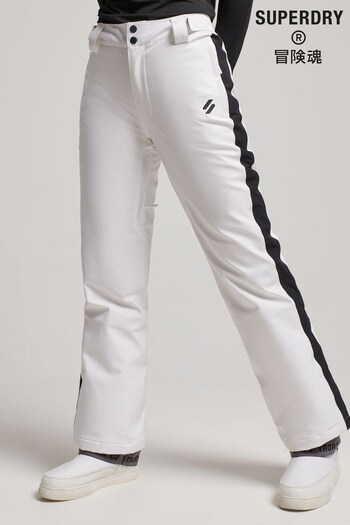 Superdry White Sport Core Snow Trousers (D59567) | £100