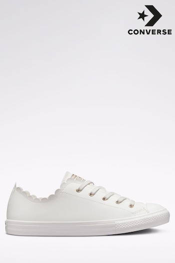 Converse red White Dainty Trainers (D59720) | £50