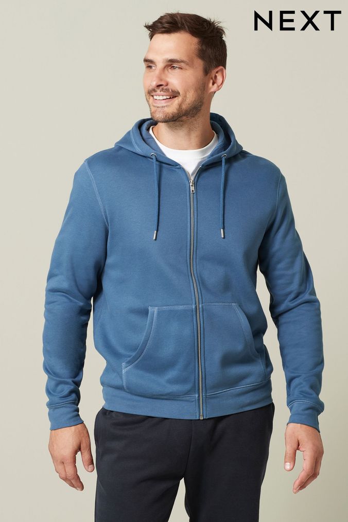Next mens zip clearance up hoodies