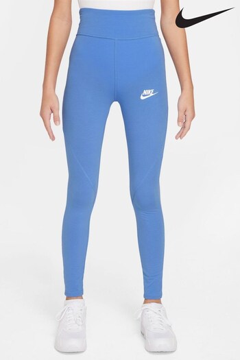 Nike Polar Blue Favourites High Waisted Leggings (D59839) | £28