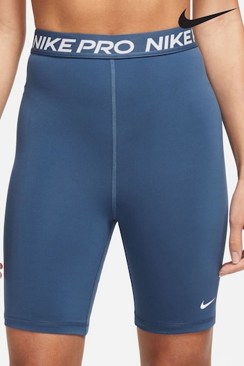 Nike Pro Blue 365 High Waisted 7 Inch Shorts (D59847) | £33