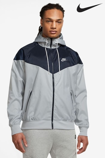 Nike XVII Black Sportswear Windrunner Hooded Jacket (D59853) | £90