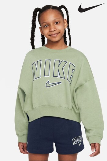 Nike Dark Green Trend Fleece Sweatshirt (D60029) | £45