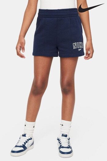 Nike Navy Trend Fleece Shorts COUTURE (D60037) | £35