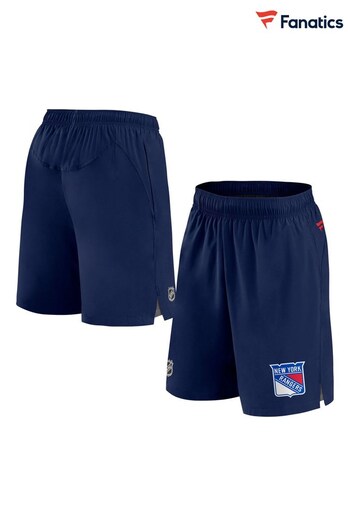 New York Rangers Fanatics Blue Branded Authentic Pro Tech Shorts (D60066) | £50