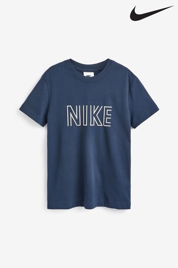 Nike Navy Oversized T-Shirt (D60099) | £28