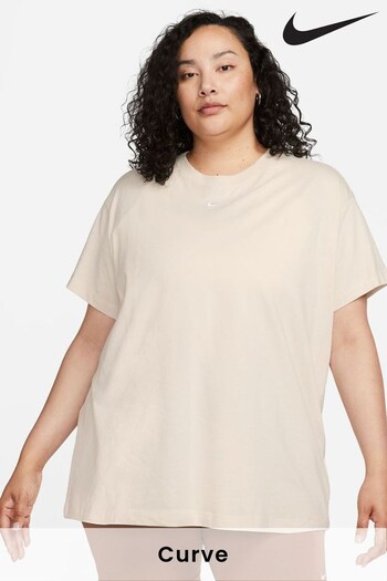 Nike for Beige Curve Essential T-Shirt (D60114) | £38