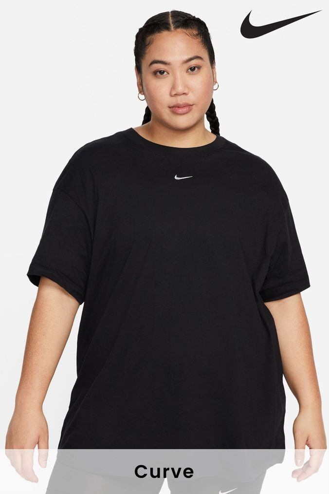 Buy Women s T Shirts Nike Longline Sportswear Online Next UK