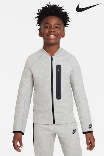 Nike Grey Tech Fleece Zip Through Jacket (D60155) | £83